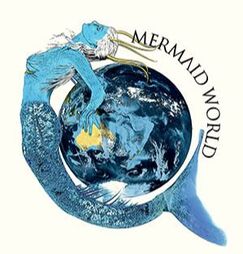 WillowRaven's MERMAID WORLD logo for Vegas Luna's book series - Logos, Banners & Avatars prompt