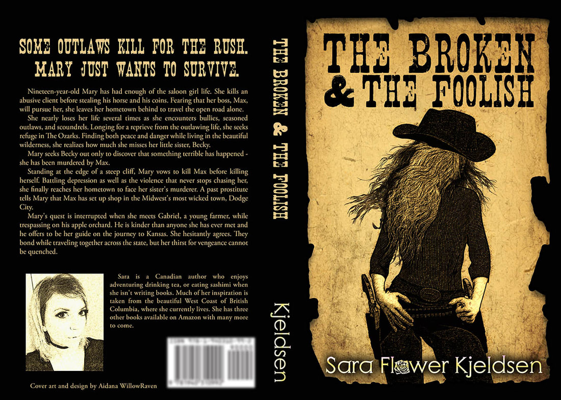 WillowRaven's book cover art and design (full wrap) for LAST REAL COWBOY, by Kathleen Gibbs