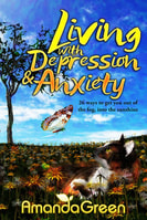 WillowRaven's book cover art and design for LIVING WITH DEPRESSION & ANXIETY, by Amanda Green