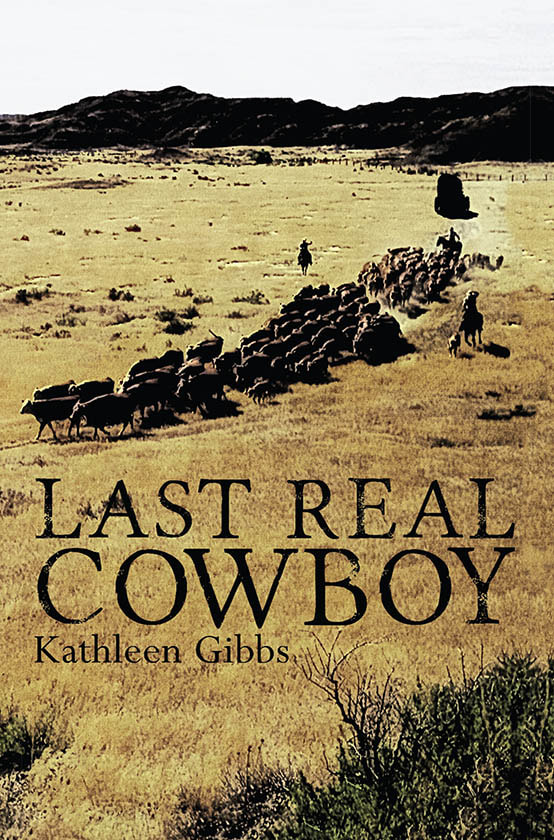 WillowRaven's book cover art and design for LAST REAL COWBOY, by Kathleen Gibbs