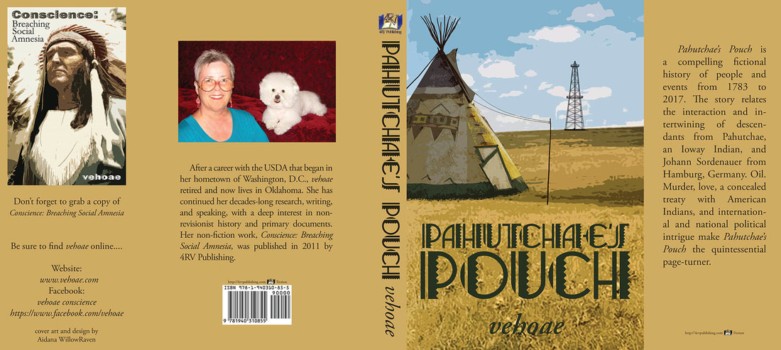 WillowRaven's book dust jacket art and design for Pahutchae's Pouch by vehoae